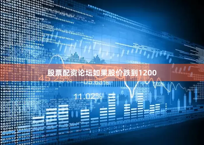 股票配资论坛如果股价跌到1200